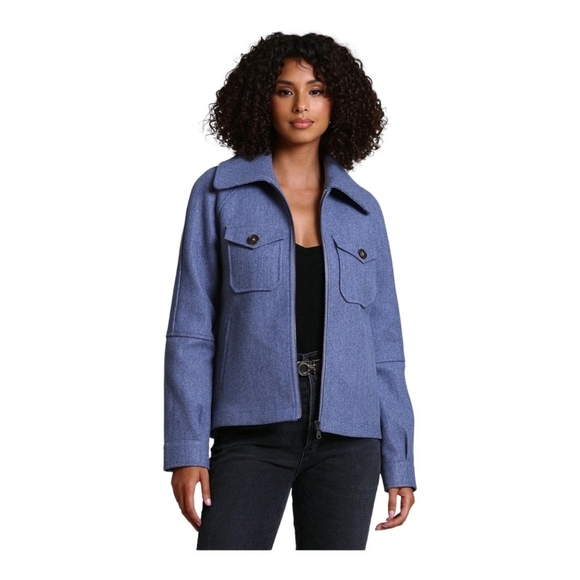 Anthropologie Avec Les Filles Women's Blue Jacket - Picture 1 of 5